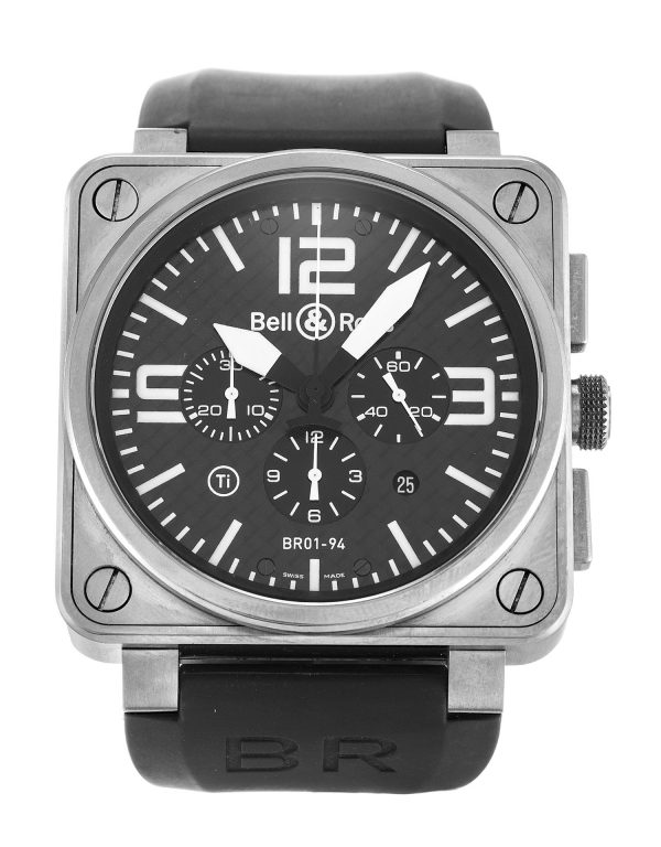black dial square bell and ross replica watch