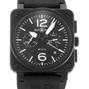 replica black bell and ross br watch