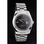 fake rolex datejust with metal strap