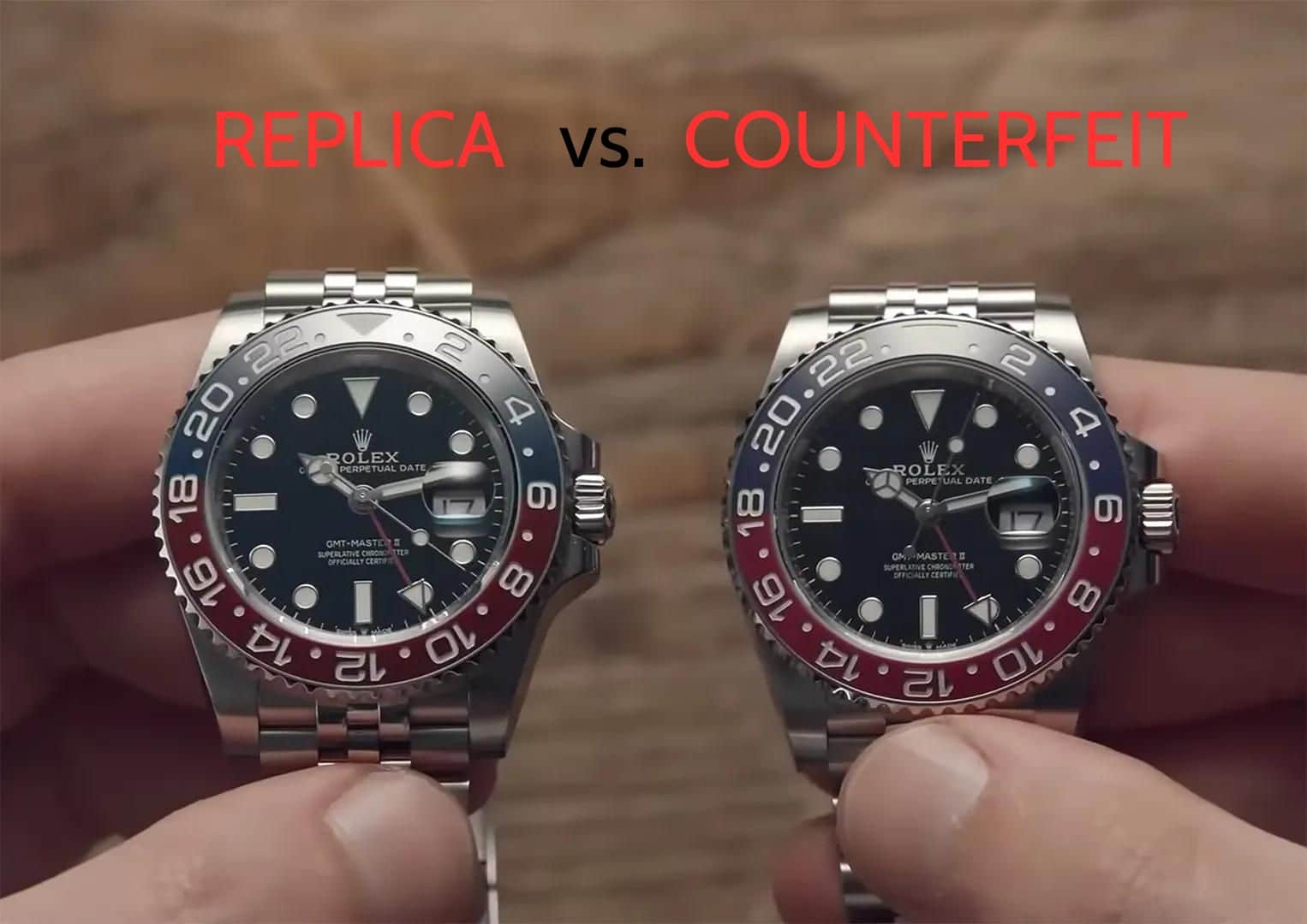 replica vs fake watch